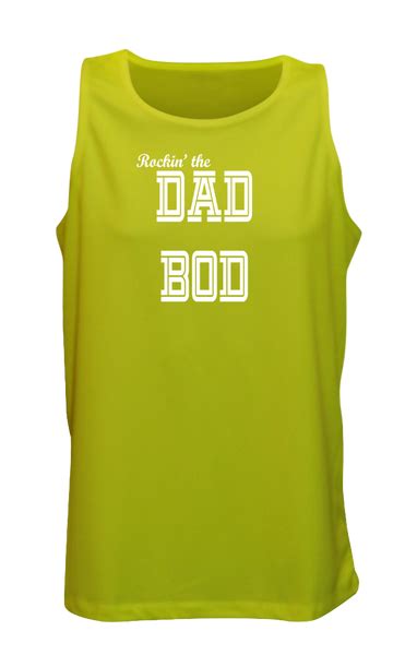 Men's Reflective Tank Top - Rockin' The Dad Bod - RUseeN Reflective Apparel