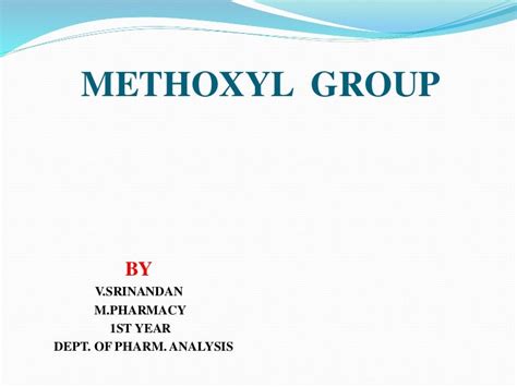 Methoxy group