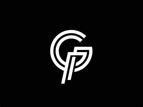 GP | Logo moderne, Logotype, Art gp