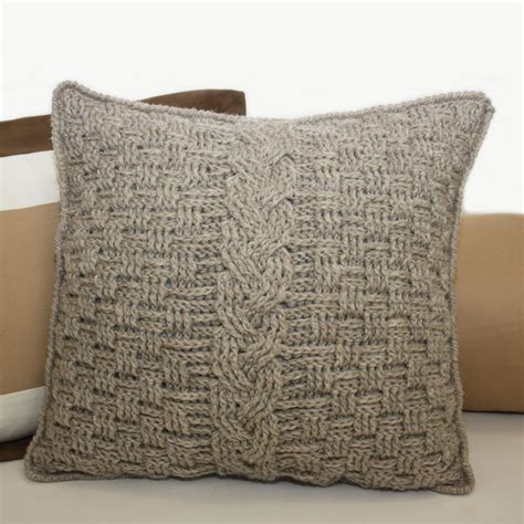 knot•sew•cute design shop: new crochet pattern - aran accent pillow.