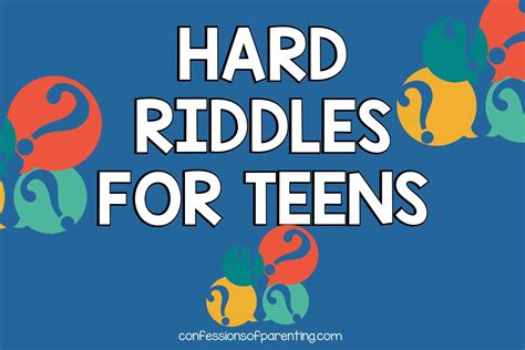 Riddles Archives - Confessions of Parenting- Fun Games, Jokes, and More