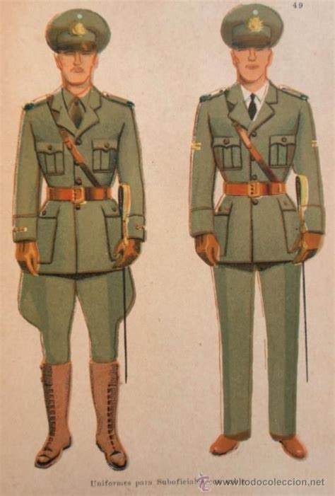 Argentine Army 1946 pattern non-commissioned officers' service uniforms | Uniformes militares ...