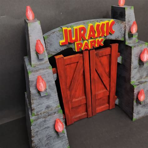 Jurassic Park Entrance Gate - Etsy