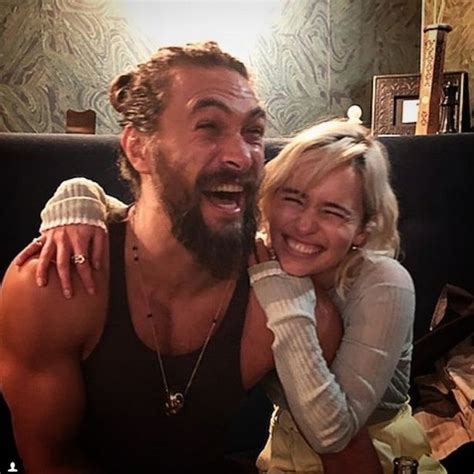 Emilia Clarke and Jason Momoa deliver us a mini-Game of Thrones reunion ...