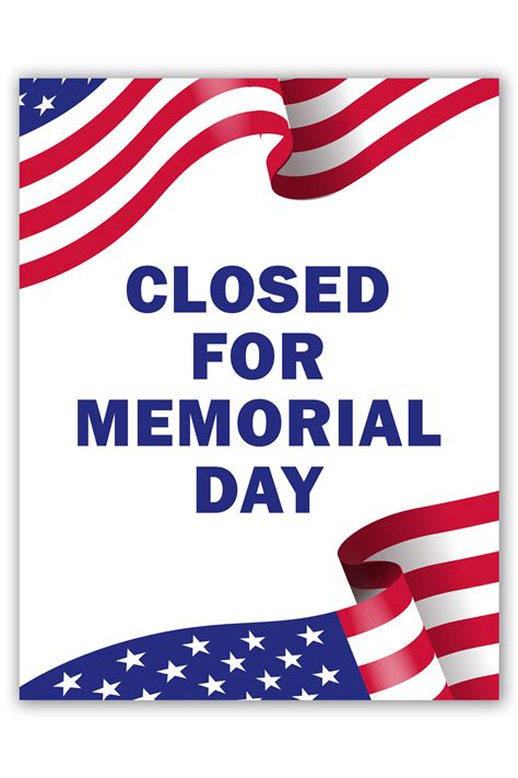 printable-sign-closed-memorial-day-example-8 - Mom Envy