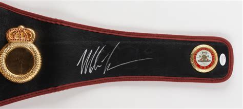 Mike Tyson Signed WBA Heavyweight Championship Belt (JSA COA) | Pristine Auction