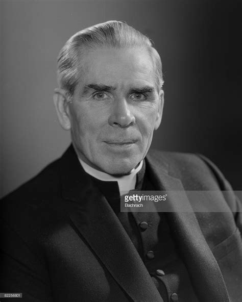 The famous Catholic Archbishop Fulton J. Sheen (1895 - 1979) is shown ...