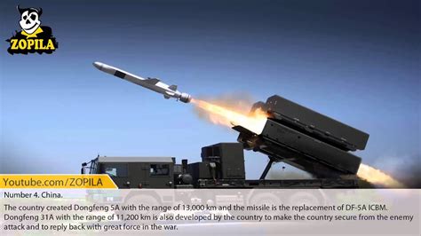 Top 10 Countries with the best Missile Technology - YouTube