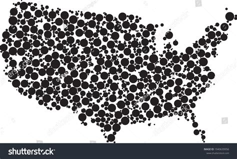 United States Map Vector Editable Maps Stock Vector (Royalty Free ...