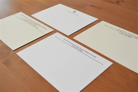 Correspondence Cards - Bespoke Printed Stationery