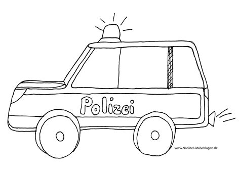 Polizeiauto Malvorlage Malvorlagen | Images and Photos finder