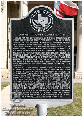 Dimmit County Courthouse - Carrizo Springs, Texas - Photograph Page 4