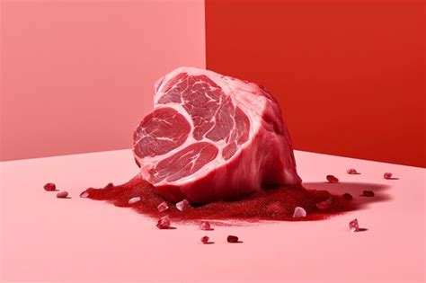 Premium AI Image | Aesthetic food meat photography