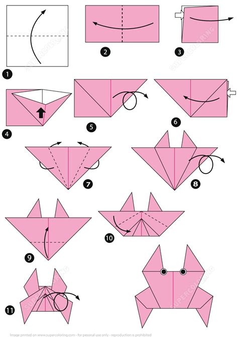 How to Make an Origami Crab | Free Printable Papercraft Templates