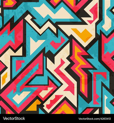 Colored african seamless pattern Royalty Free Vector Image