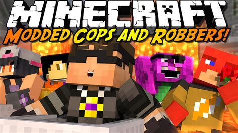 Minecraft Modded Cops N Robbers : LAVA BOATS! – INTHEFAME