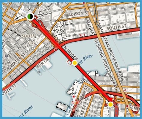 BROOKLYN BRIDGE MAP - TravelsFinders.Com