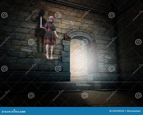 Halloween Horror, Haunted Castle, Ghost Stock Illustration ...