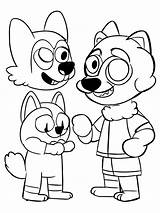 Bluey Friends coloring Pages bluey Print Your Own  sketch template