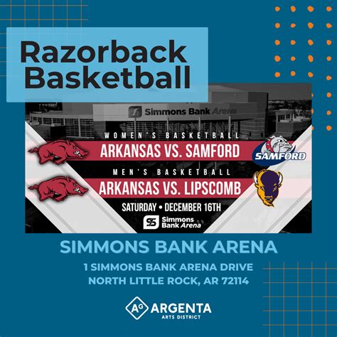 Arkansas Razorbacks Women's & Men's Basketball - Argenta Arts District