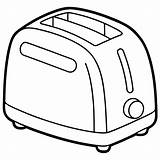 Toaster coloring page Outline Book Line Art Drawing  sketch template
