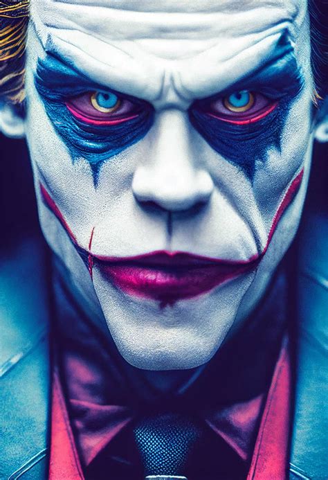 Bill Skarsgard is Joker by mathiasmoor on DeviantArt