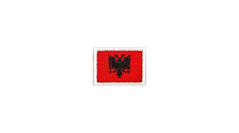 Albania flag patch | 3.5cm x 2.5cm | TravellingPatchesON