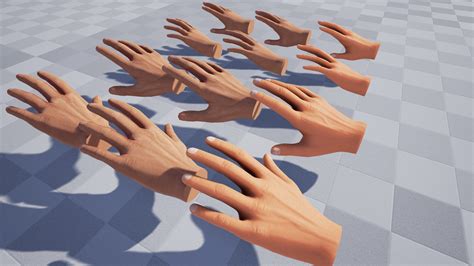 Hands for VR: Basic by Benedikt Engelhard in Props - UE4 Marketplace