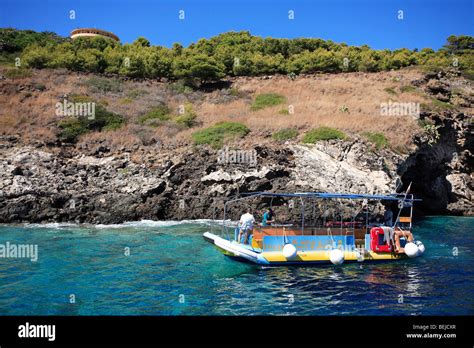 Boat for , Ustica, Ustica island, Sicily, Italy Stock Photo - Alamy