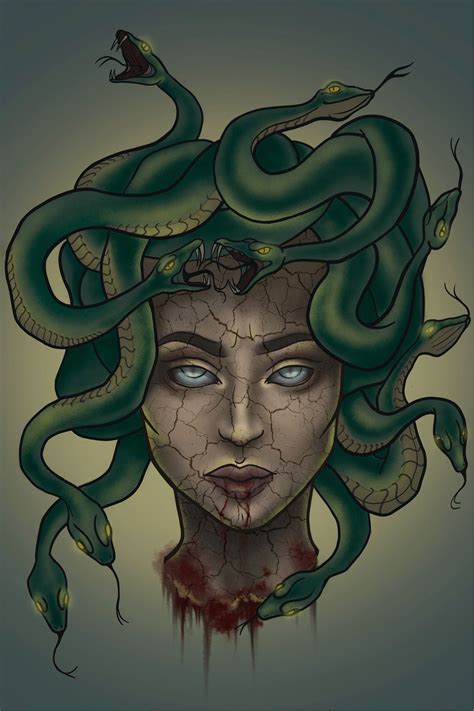 Медуза Горгона, Вера | Medusa artwork, Medusa art, Medusa painting