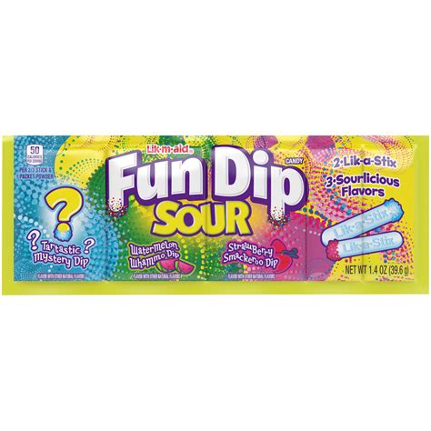 Lik-m-aid Sour Fun Dip - 1.4-oz. Packet