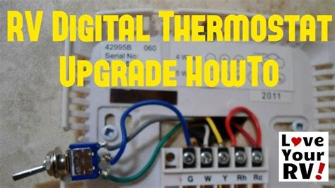 Hunter 42999B Digital RV Thermostat - Upgrading the OEM Thermostat