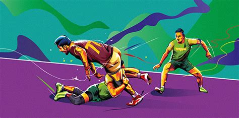 Pro kabaddi illustrations (3) | Images :: Behance