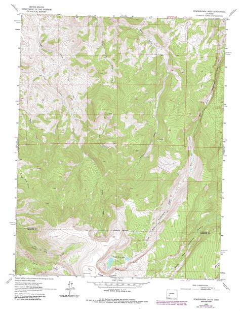 Powderhorn Lakes topographic map, CO - USGS Topo Quad 38107b2