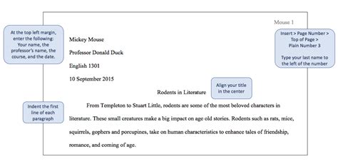 Formatting Your Paper - MLA Style Guide for Citations (8th edition ...