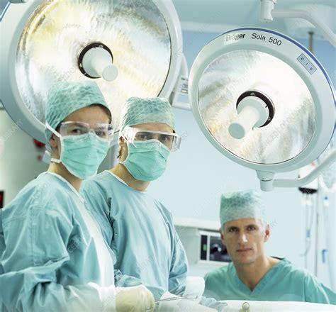 Operating theatre personnel - Stock Image - F002/5548 - Science Photo Library