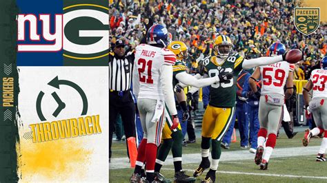 Throwback: Best photos in recent Packers-Giants history