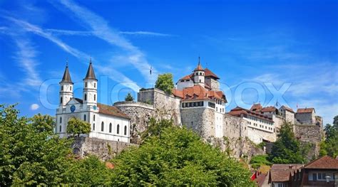 Aarburg castle near Zurich, Switzerland | Stock image | Colourbox