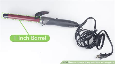 How to Create Wavy Hair With a Curling Iron: 10 Steps