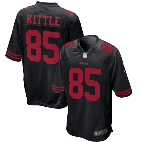 Nike George Kittle San Francisco 49ers Black Alternate Game Jersey