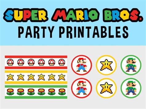 20 Awesome Super Mario Party Ideas with Free Super Mario Party ...