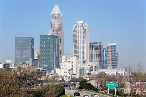 Uptown Charlotte Skyline Photograph by Bill Cobb - Fine Art America