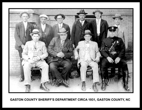 Gaston County Sheriff’s Department circa 1931, Gaston County, NC ...