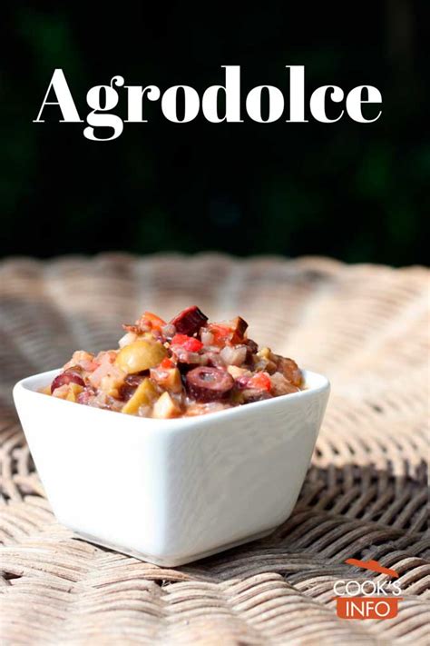 Agrodolce - CooksInfo