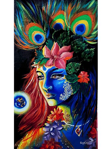 Palan Karta - Bhagawan Krishna | Painting by Pragga Majumder | Exotic ...