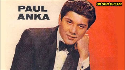 PAUL ANKA = Put Your Head On My Shoulder - YouTube