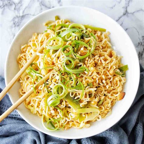 Ginger Scallion Noodles - Sweet Caramel Sunday