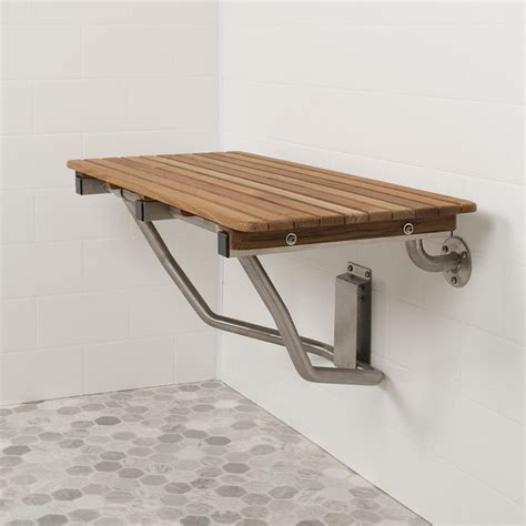 32" FSC Certified Teak ADA Shower Seat | Teakworks4u