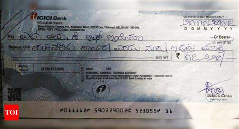 Cheque in Kannada dishonoured, customer drags bank to court | Hubballi ...