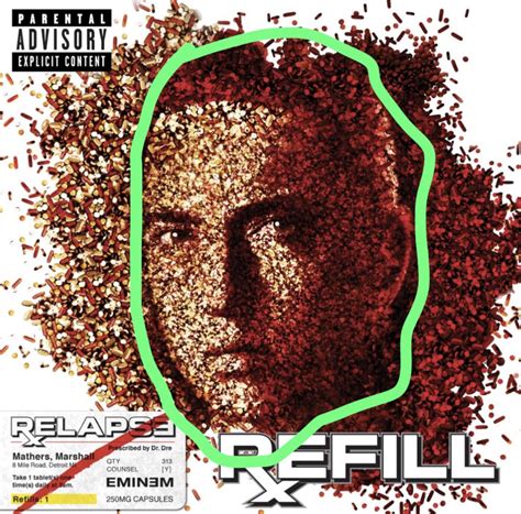 I was today years old when i noticed that the relapse album cover has Eminem’s face in it : r/Eminem